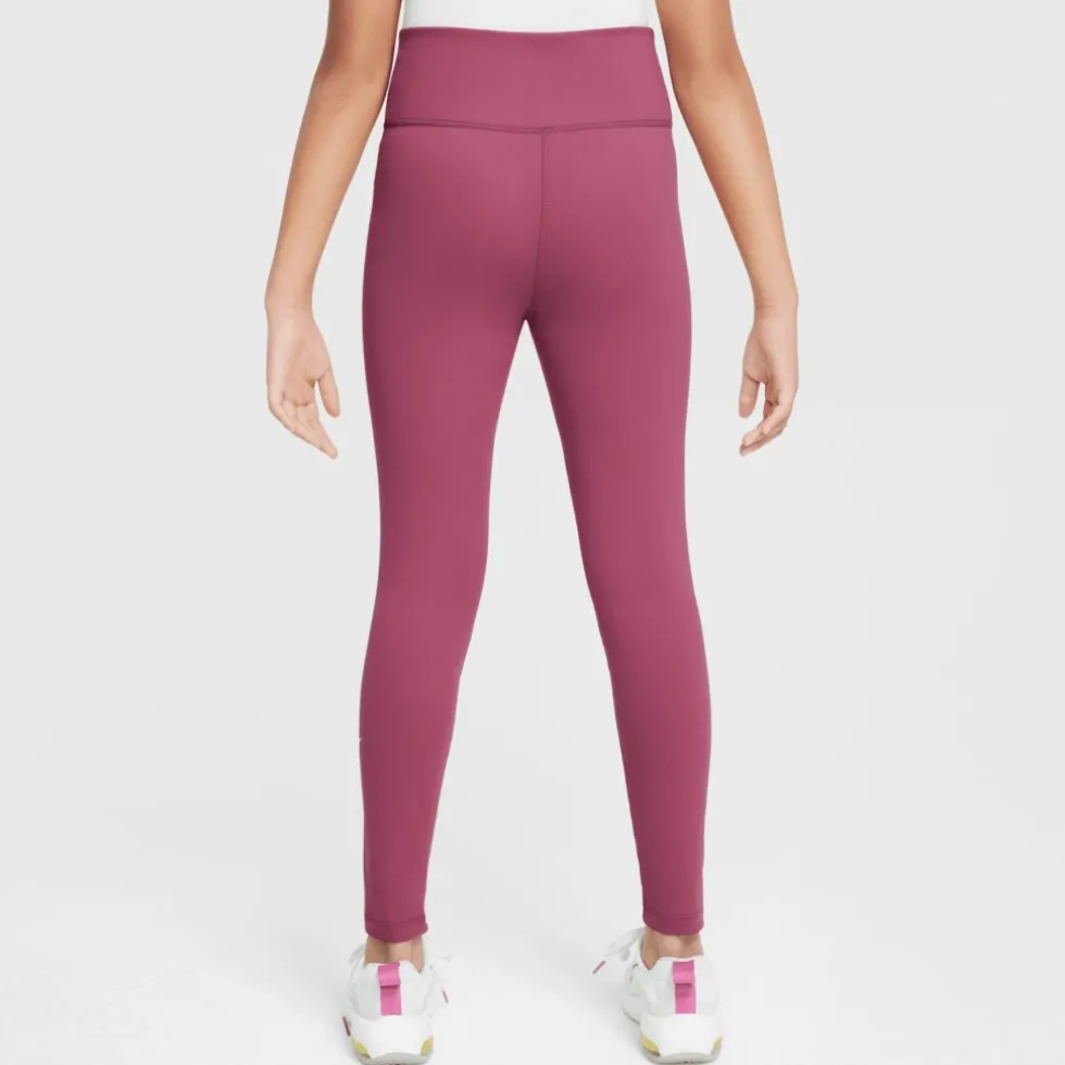 Nike One Dri-FIT Tights Kinderen - sweet beet/white FZ5605-634