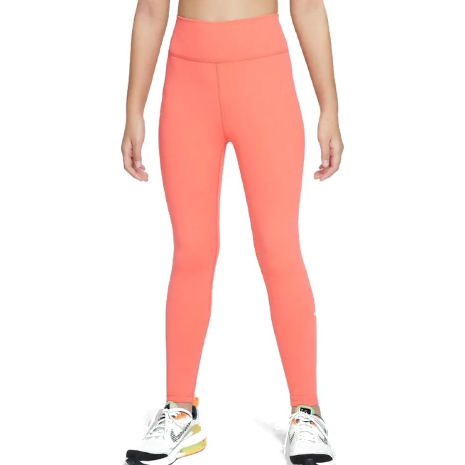 Broeken & Rokken|Broeken < Nike One Dri-FIT Tight Kinderen - agic eber/white FZ5605-814