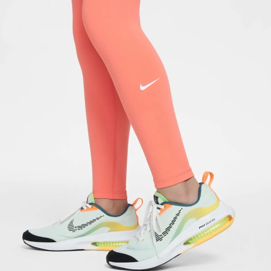 Broeken & Rokken|Broeken < Nike One Dri-FIT Tight Kinderen - agic eber/white FZ5605-814
