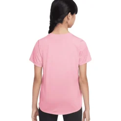 Nike One Fitted Dri-FIT-Shirt Kinderen - med soft pink/white FZ5600-690
