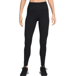 Broeken & Rokken < Nike One High Rise Tights Dames - zwart/wit IB9382-010