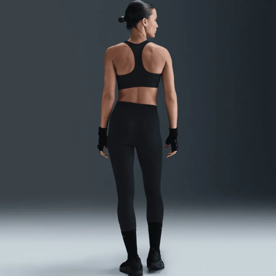 Broeken & Rokken < Nike One High Rise Tights Dames - zwart/wit IB9382-010