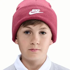 Nike Peak Beanie Kinderen - sweet beet/white HF5498-634