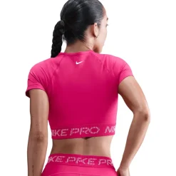 T-Shirts & Tops < Nike Pro Dri-FIT Fitness Top Dames - rush pink/pink foam/white HV3673-666