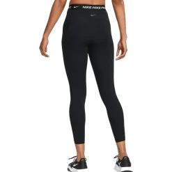 Nike Pro Dri-FIT High-Rise 7/8 Leggings Dames - black/iron grey/white FB5477-010