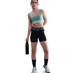 Nike Pro Indy Plunge Sportbeha met medium ondersteuning Dames - cannon/jade ice/white HF7324-017