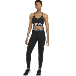 Nike Pro Mid-Rise Tights Dames - zwart/wit CZ9779-010