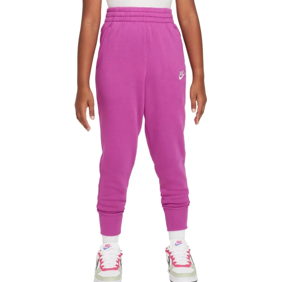 Nike Sportswear Club Fleece High-Rise Joggingbroek Kinderen - hot fuchsia/hot fuchsia/white FD2921-518