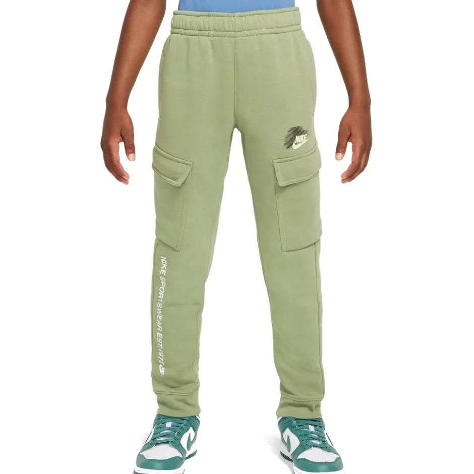 Broeken < Nike Sportswear Standard Issue Cargobroek Kinderen - oil green H4337-386