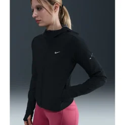 Nike Swift Therma-FIT Fitted Hardloopjas Dames - black/reflective silver HV8928-010