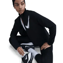 Nike Swoosh Dri-FIT Hardloopjas Dames - zwart HJ2228-010