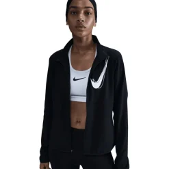 Nike Swoosh Dri-FIT Hardloopjas Dames - zwart HJ2228-010
