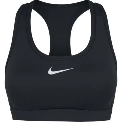Nike Swoosh Sportbeha met medium ondersteuning Dames - zwart/wit DX6821-010