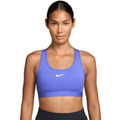 Sport Bh'S|Ondergoed < Nike wooh portbeha et ediu onderteuning Dae - apphire/white DX6821-570