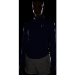 Nike Tempo Dri-FIT 1/4-Zip Hardlooptop Dames - sapphire/reflective silver HV2852-570