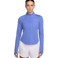 Nike Tempo Dri-FIT 1/4-Zip Hardlooptop Dames - sapphire/reflective silver HV2852-570