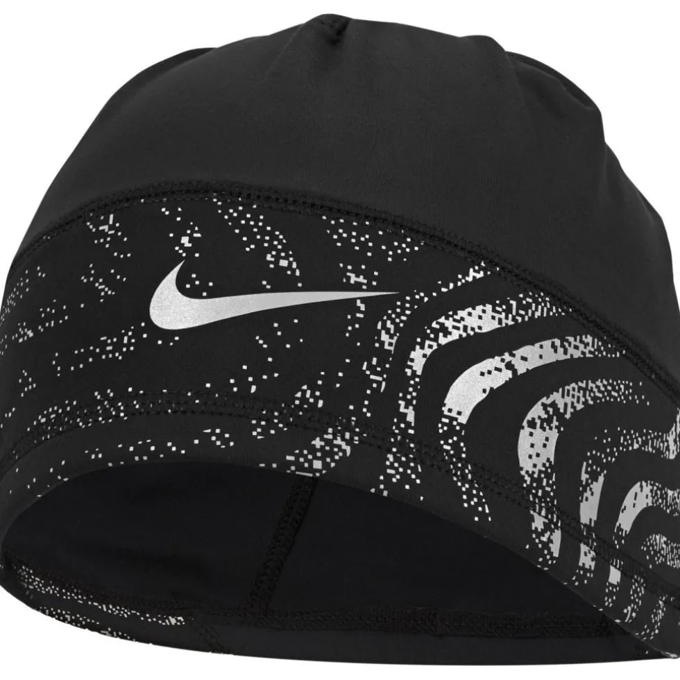 Nike U Dri-Fit Terra Uncuffed Reflective Beanie Unisex - black/silver 045