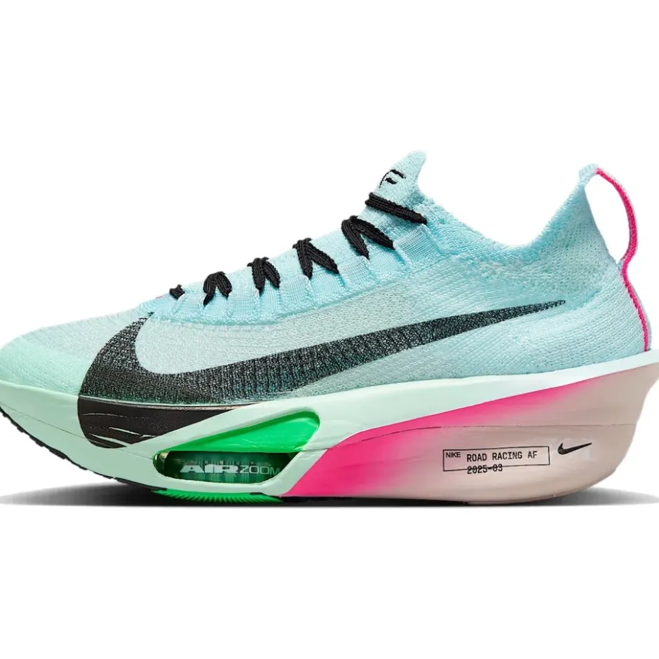 Hardloopschoenen Voor Op De Weg|Schoenen < Nike Air Zoom Alphafly 3 Hardloopschoenen Dames - glacier blue/mint foam/green show/black FD8315-0