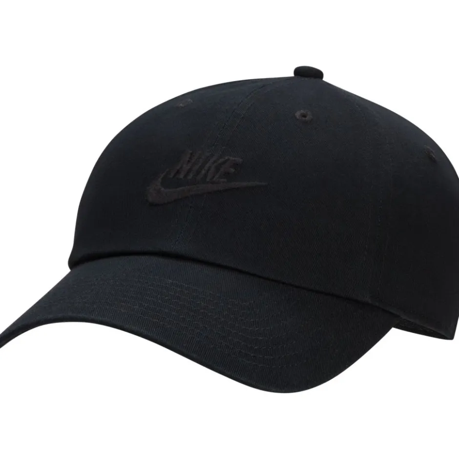 Mutsen < Nike Club Futura Wash Pet - zwart/zwart FB5368-010