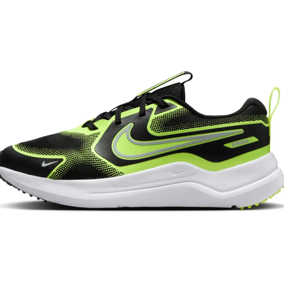 Nike Cosmic Runner Hardloopschoenen Kinderen - black/volt/wolf grey HM4402-005