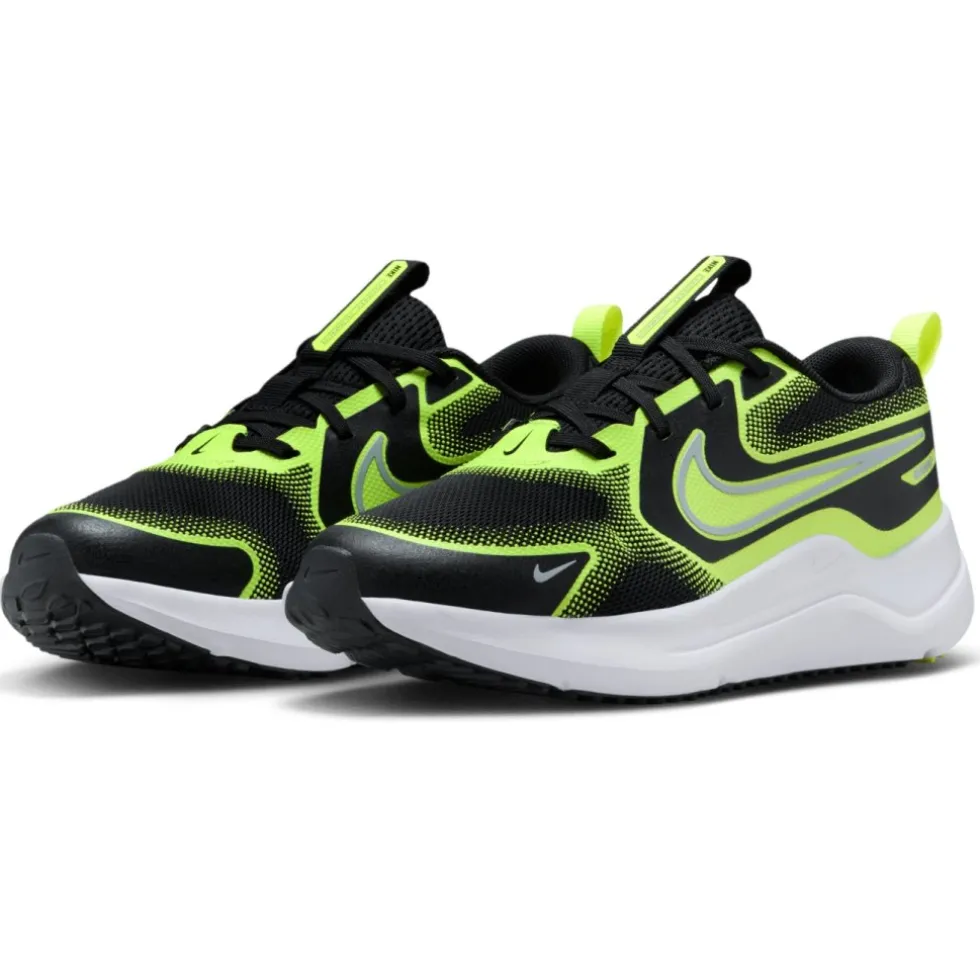 Nike Cosmic Runner Hardloopschoenen Kinderen - black/volt/wolf grey HM4402-005
