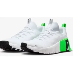 Nike Free Metcon 6 Fitnessschoenen Heren - white/green strike/black/black FJ7127-107