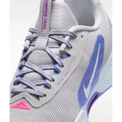 Nike Juniper Trail 3 Trailrunningschoenen Dames - grey fog/glacier blue-sapphire FQ0902-005