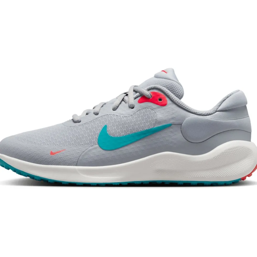 Nike Revolution 7 GS Schoenen Kinderen - wolf grey/dusty cactus-bright crimson FB7689-008