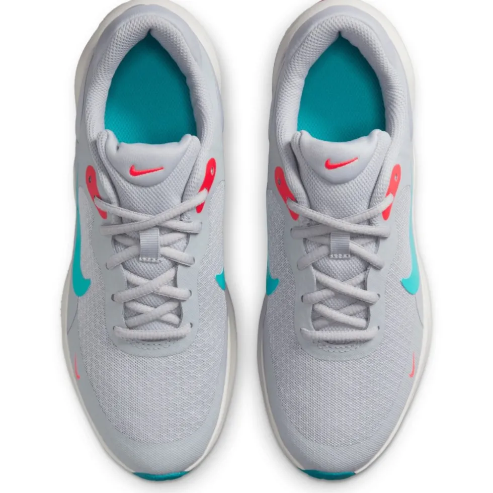 Nike Revolution 7 GS Schoenen Kinderen - wolf grey/dusty cactus-bright crimson FB7689-008