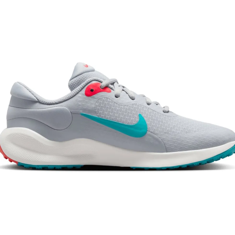 Nike Revolution 7 GS Schoenen Kinderen - wolf grey/dusty cactus-bright crimson FB7689-008