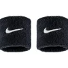 Nike Swoosh Classic Polsbandjes - 2 Pack - zwart/wit 010