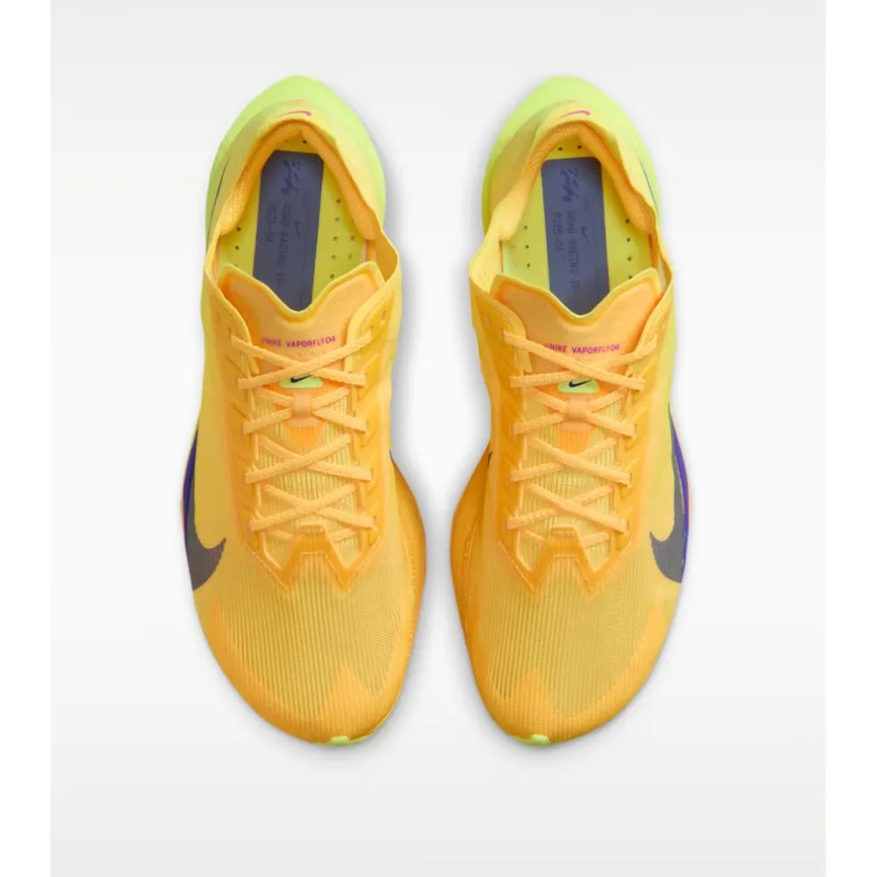 Nike Vaporfly 4 Hardloopschoenen Dames - citron pulse/laser/indigo burst HF6412-800