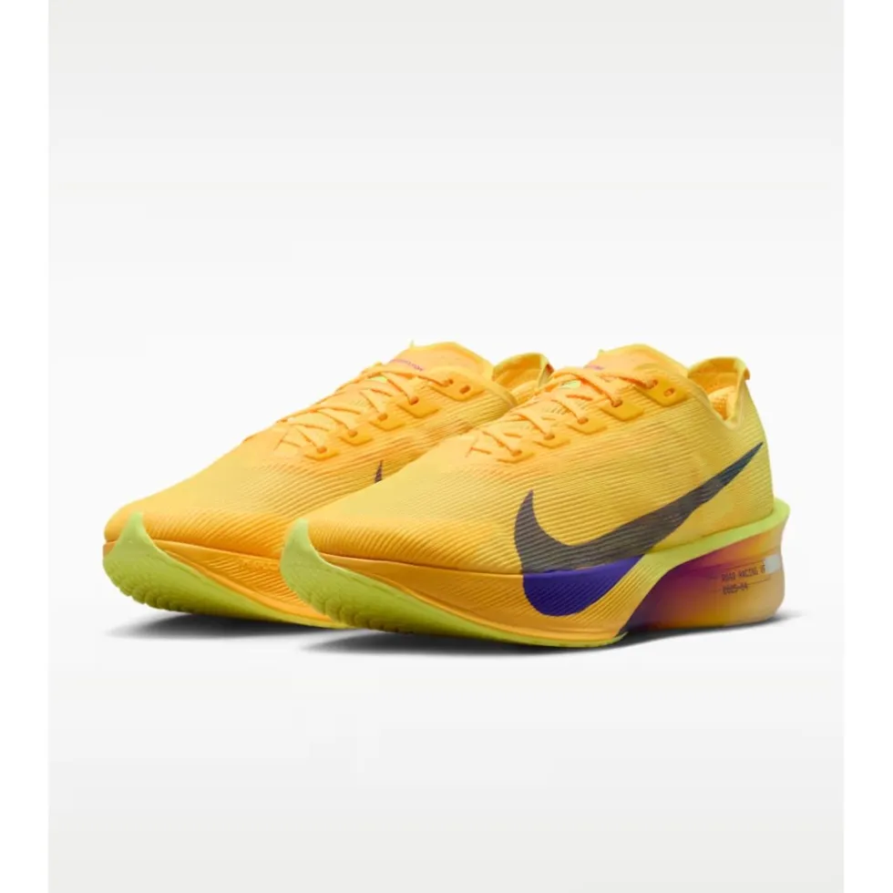 Nike Vaporfly 4 Hardloopschoenen Dames - citron pulse/laser/indigo burst HF6412-800
