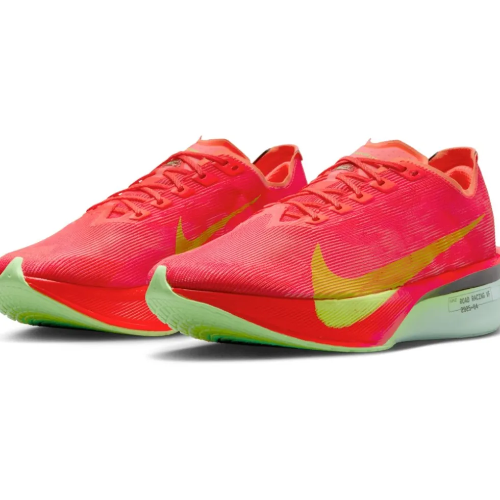 Nike Vaporfly 4 Hardloopschoenen Heren - bright crimson/mint foam/cave purple/lime blast HF6414-600