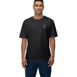 Norrona /29 cotton activity embroidery T-Shirt Heren - Caviar