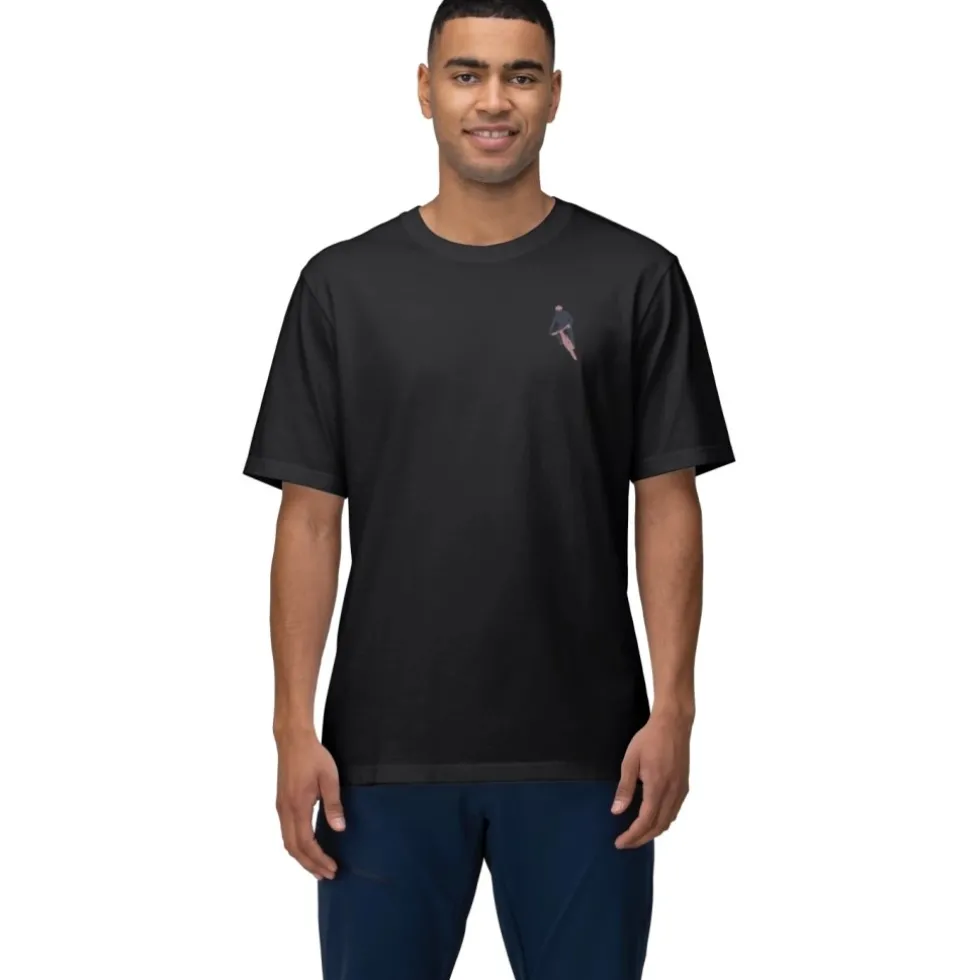 Norrona /29 cotton activity embroidery T-Shirt Heren - Caviar