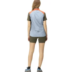 Norrona senja aero90 Vest Dames - Flamingo/Blue Fog