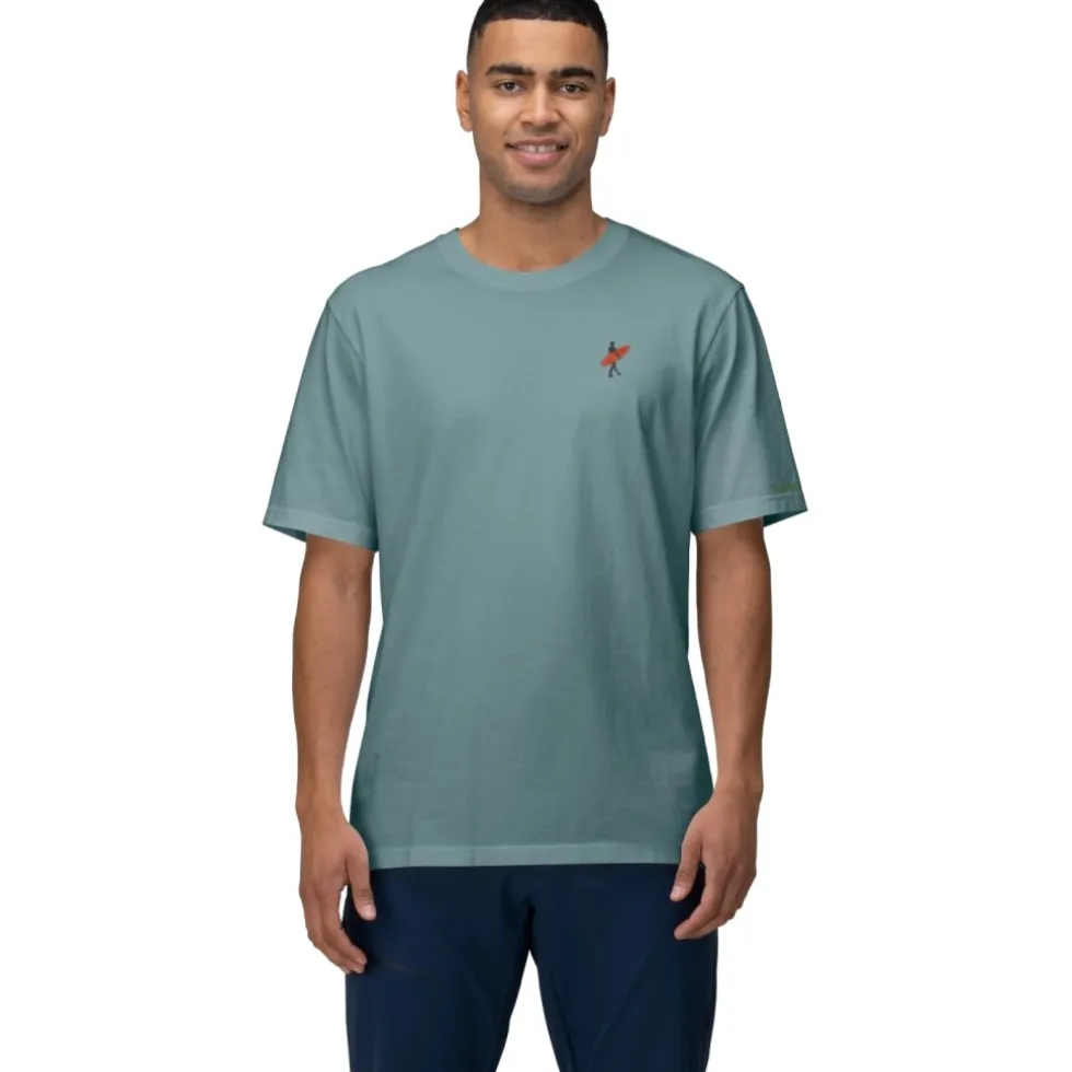 Norrona /29 cotton activity embroidery T-Shirt Heren - Trooper