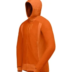 Norrona falketind Alpha120 Zip Hood Jas Heren - Gold Flame