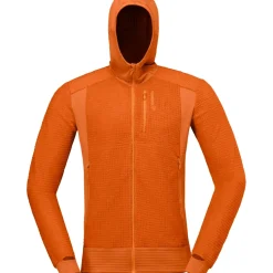 Norrona falketind Alpha120 Zip Hood Jas Heren - Gold Flame