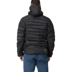 Norrona falketind down750 hood Donsjas Heren - Caviar