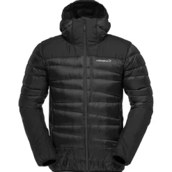 Norrona falketind down750 hood Donsjas Heren - Caviar