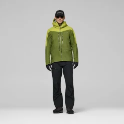 Norrona falketind dri1 Jas Heren - Pesto/Golden Lime