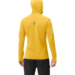 Norrona falketind Power Grid Hood Jas Heren - Calendula
