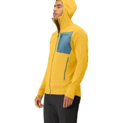 Norrona falketind Power Grid Hood Jas Heren - Calendula