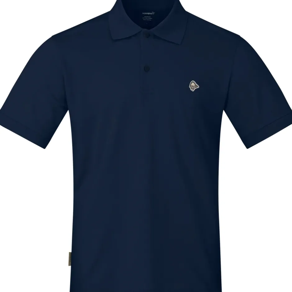 Shirts & Midlayers < Norrona feund cotton Pooshirt Heren - Navy Bazer