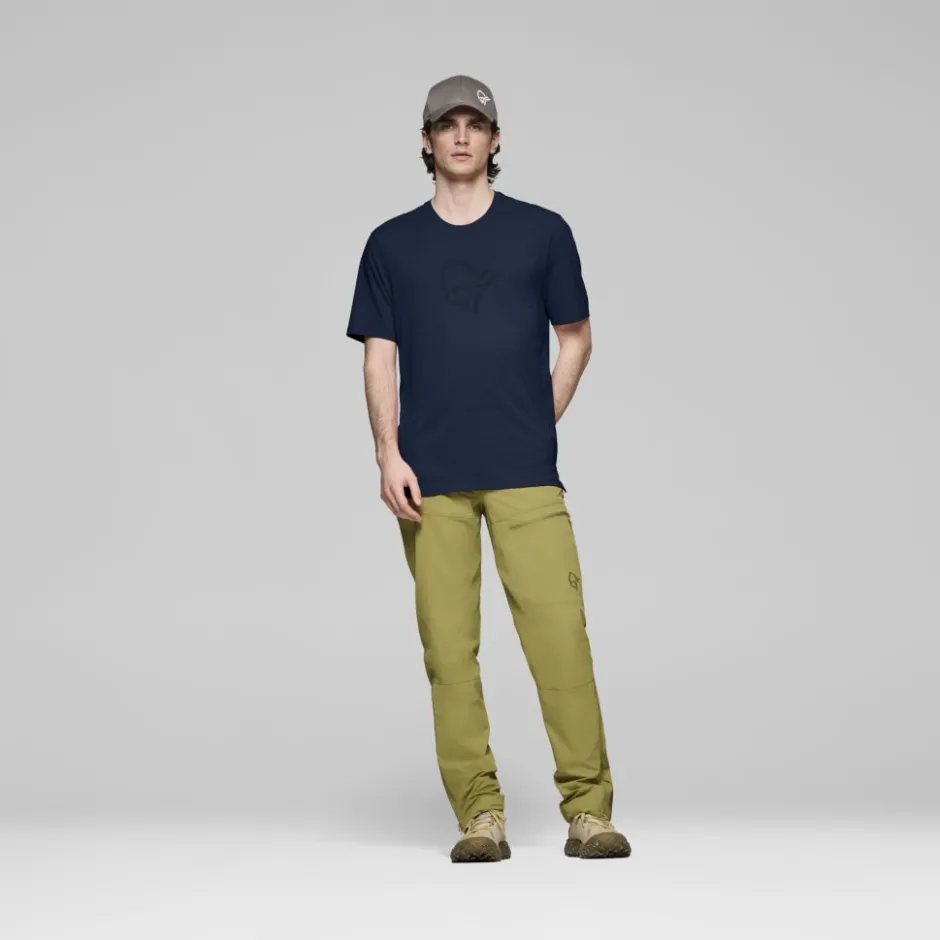 Shirts & Midlayers < Norrona feund equaiser erino T-Shirt Heren - Indigo Night