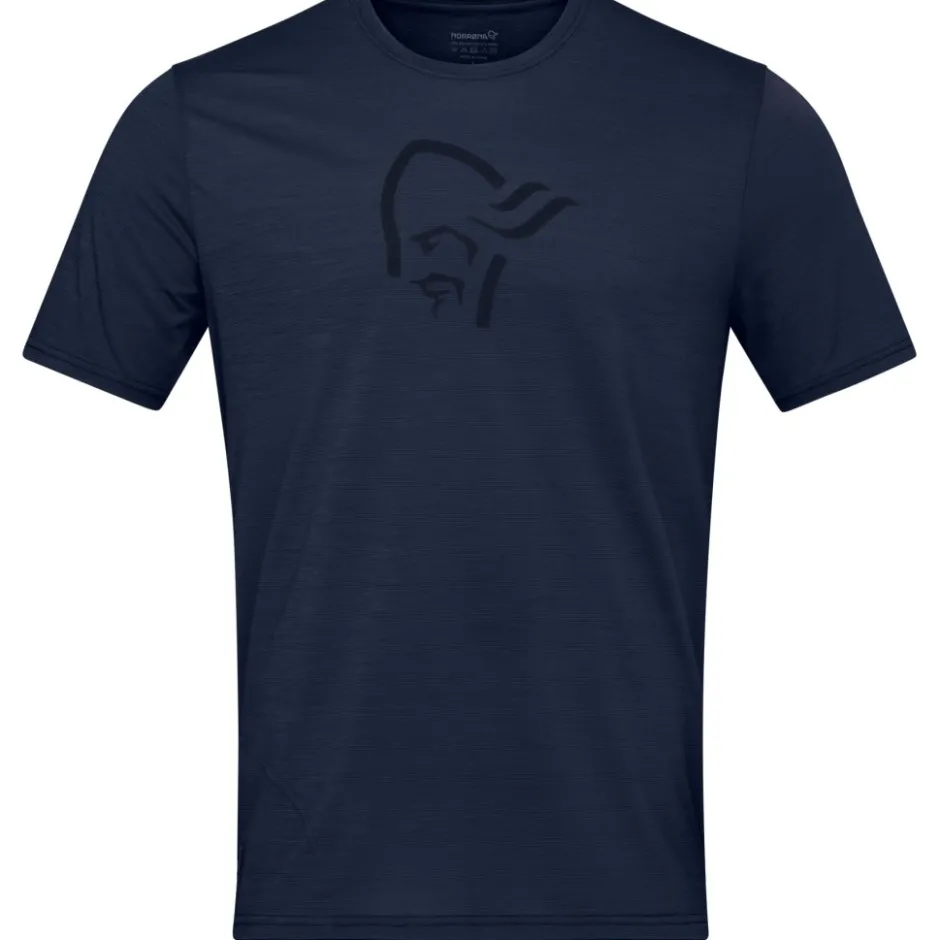 Shirts & Midlayers < Norrona feund equaiser erino T-Shirt Heren - Indigo Night