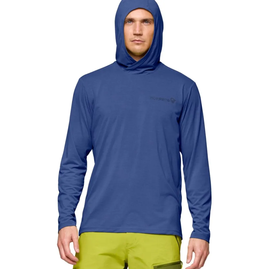 Shirts & Midlayers < Norrona feund tech Capuchon Heren - Vintage Indigo