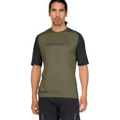 Norrona fjørå equaliser lightweight T-Shirt Heren - Olive Night